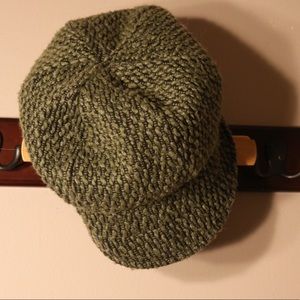 News Paper Boy Forest Green Knit Hat